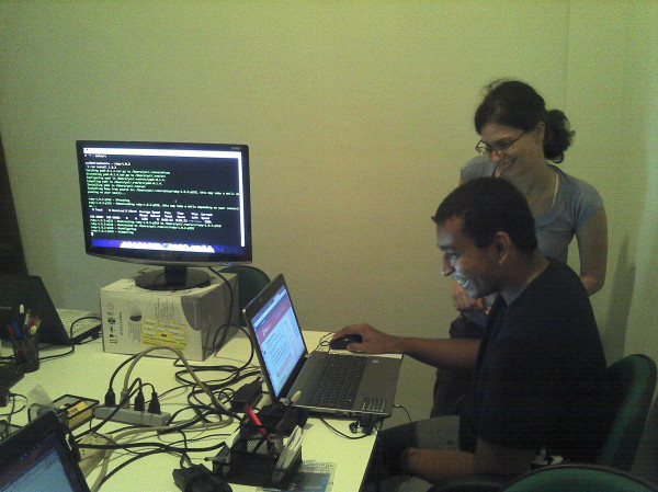 @igorlanes e @yuzinha no 1o #StartOnRails. Dia 25/04 tem mais.